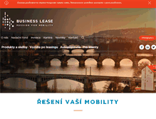 Tablet Screenshot of businesslease.cz