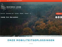 Tablet Screenshot of businesslease.nl