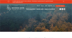 Desktop Screenshot of businesslease.hu